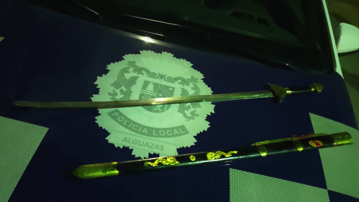 Detenido en Alguazas por agredir a su esposa en posesión de una catana