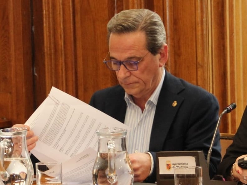 Emilio Polo y Sonia Lalanda, integrantes del grupo municipal de Vox en el Ayuntamiento de Palencia