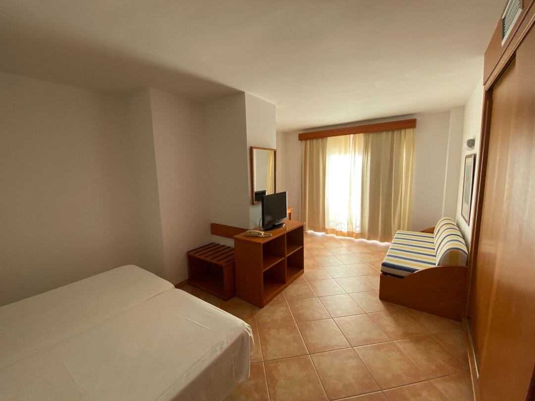 Habitación del apartamento de Cala de Bou
