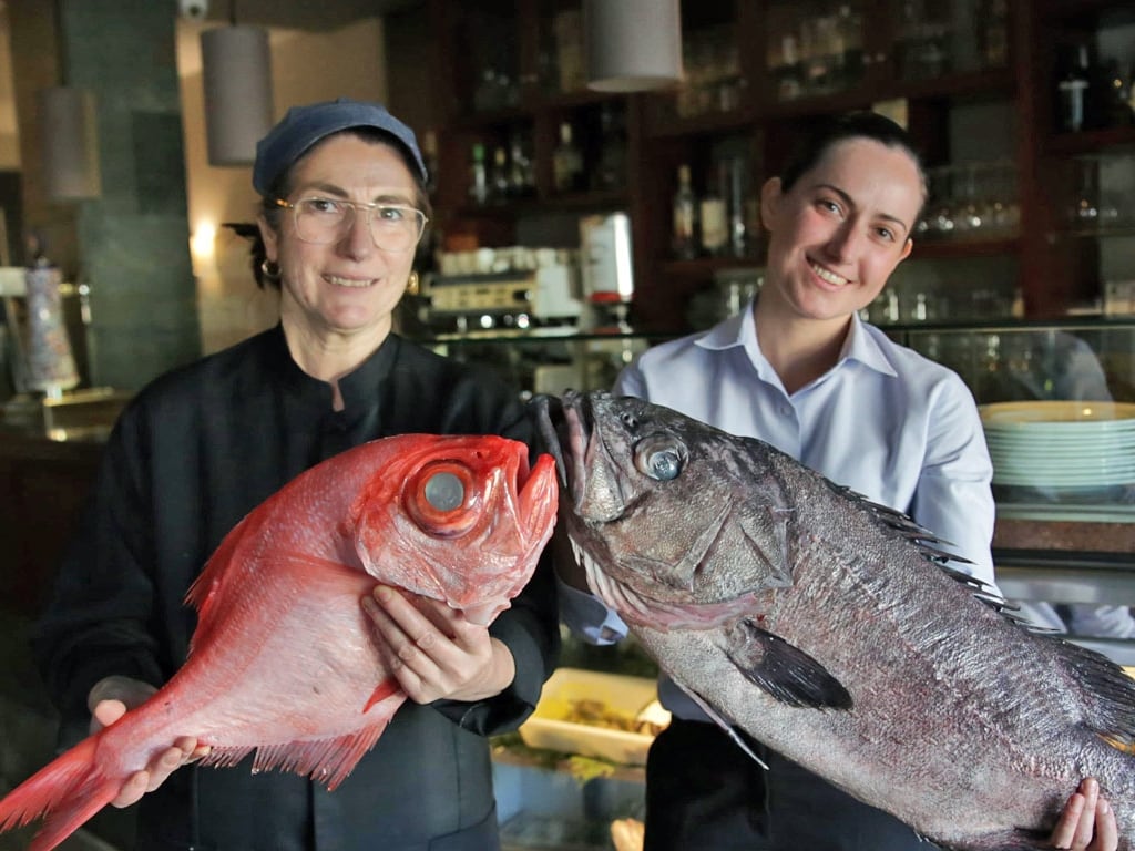 El pescado fresco es uno de los grandes atractivos de D&#039;Berto (O Grove, Pontevedra).