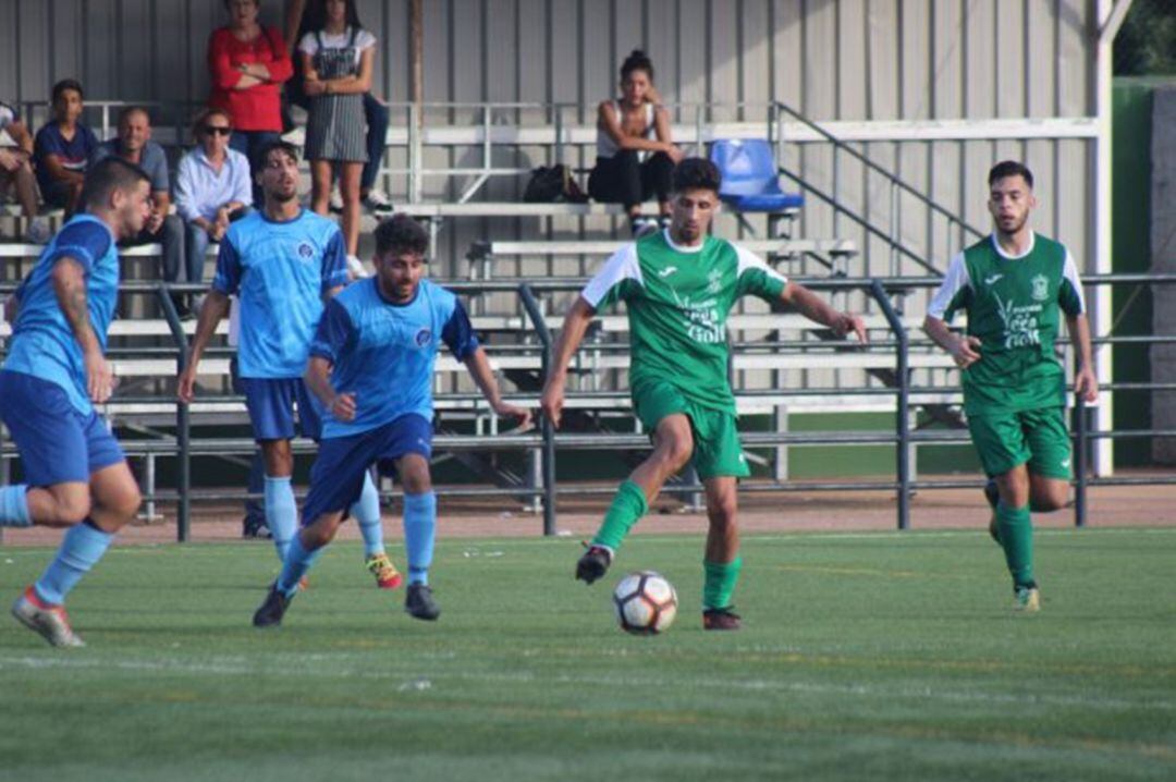 Un momento de un partido.