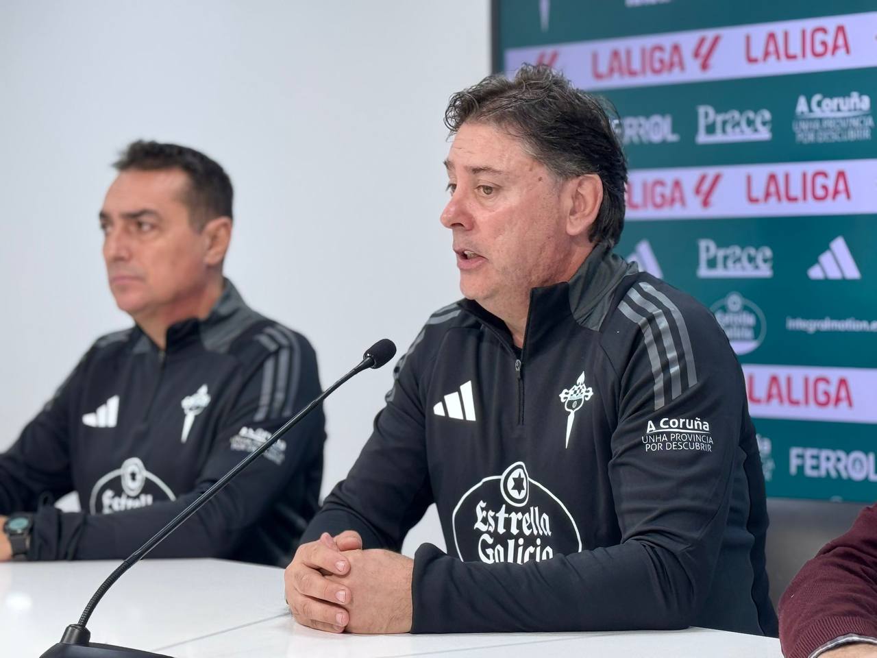 Alejandro Menéndez, en su presentación de este miércoles (foto: Racing Club Ferrol)