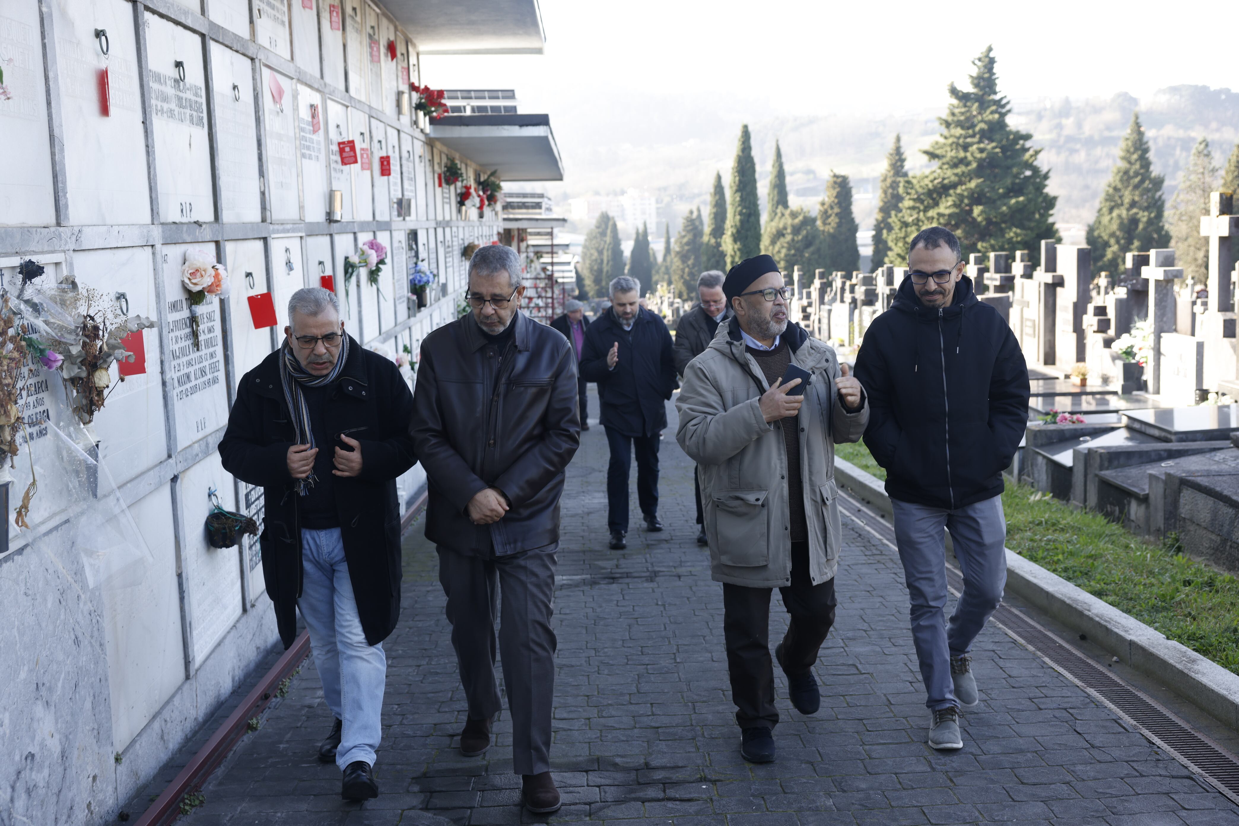 Parcela para fallecidos musulmanes en el cementerio de Bilbao.