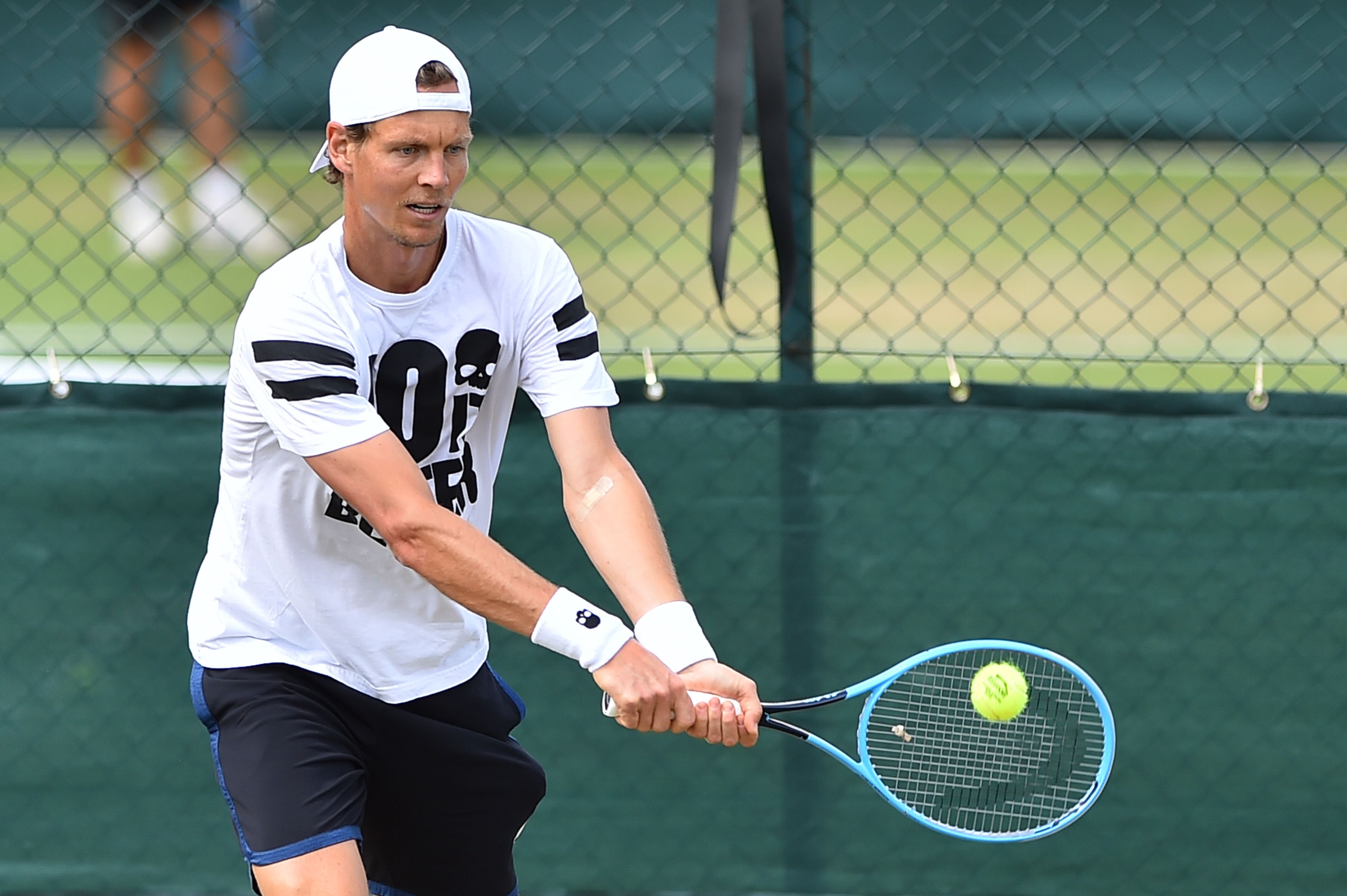 Tomas Berdych, en un entrenamiento