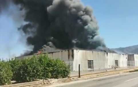 Incendio en Librilla