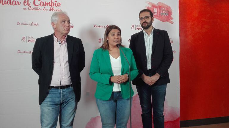 José Miguel Camacho, Agustina García y Sergio Gutiérrez