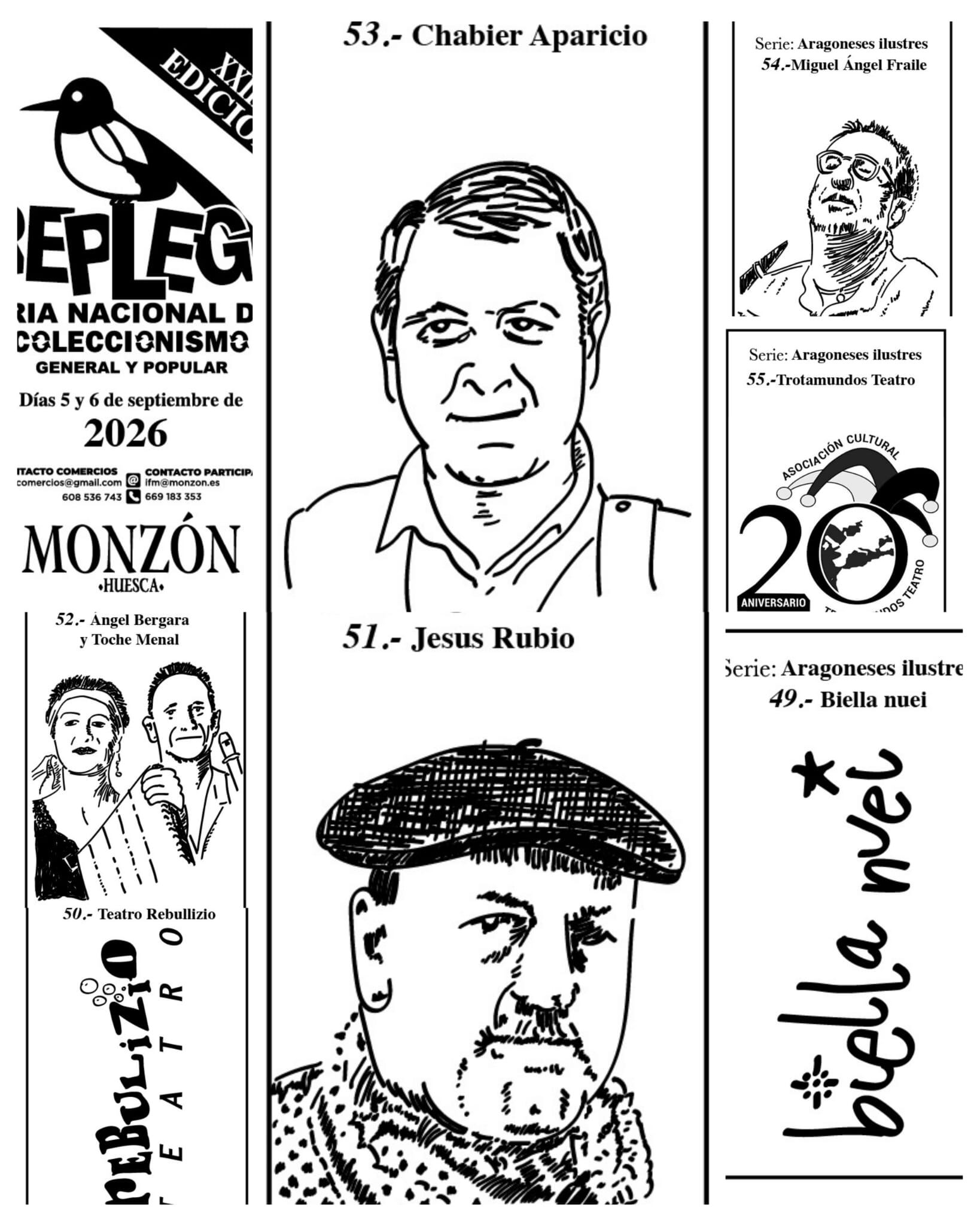 Diseño de los azucarillos de Replega 2026