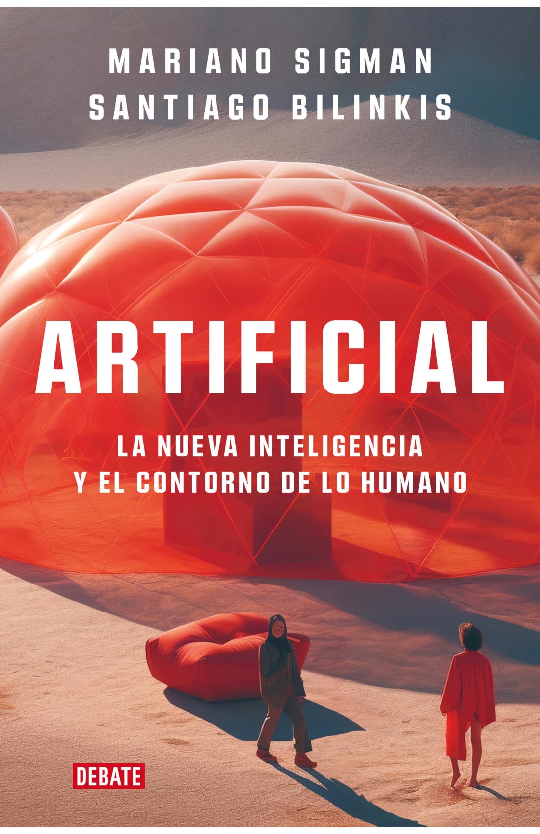 Cubierta de Artificial, un ensayo de Mariano Sigman y Santiago Bilinkis sobre Inteligencia Artificial