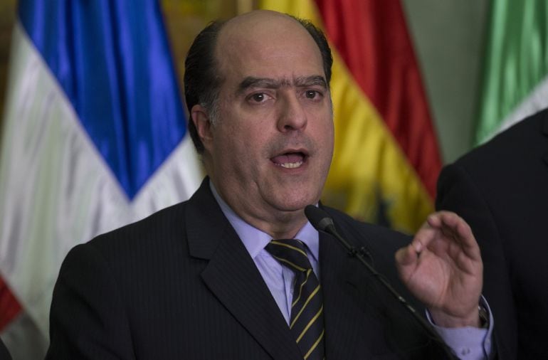 El jefe del Parlamento venezolano, Julio Borges.