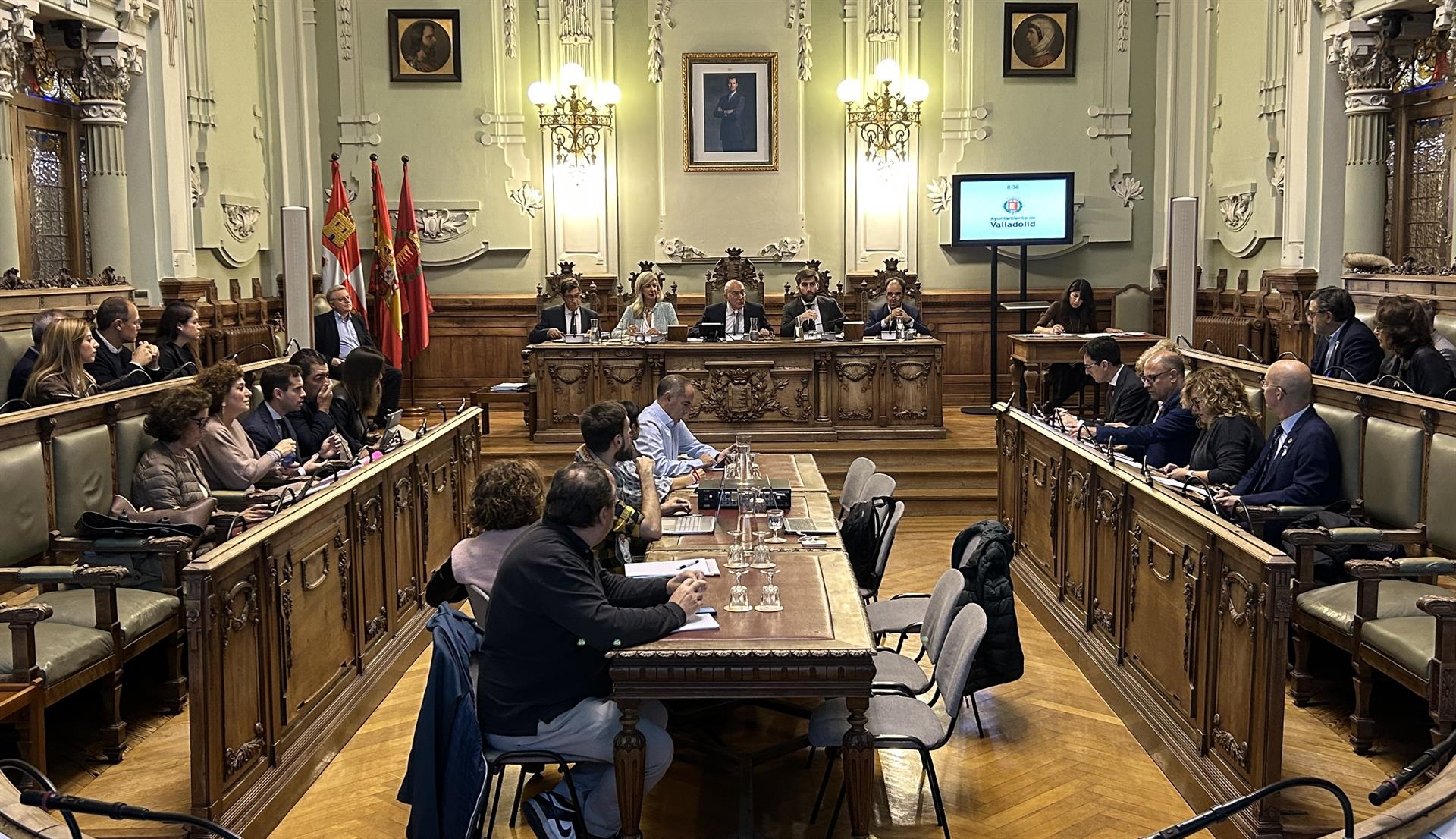 Pleno Extraordinario del Ayuntamiento de Valladolid sobre el derrumbe de la cúpula de la Vera Cruz