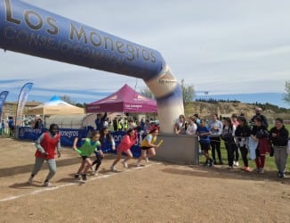 Más de 250 escolares se dieron cita en las pruebas celebradas en Sariñena