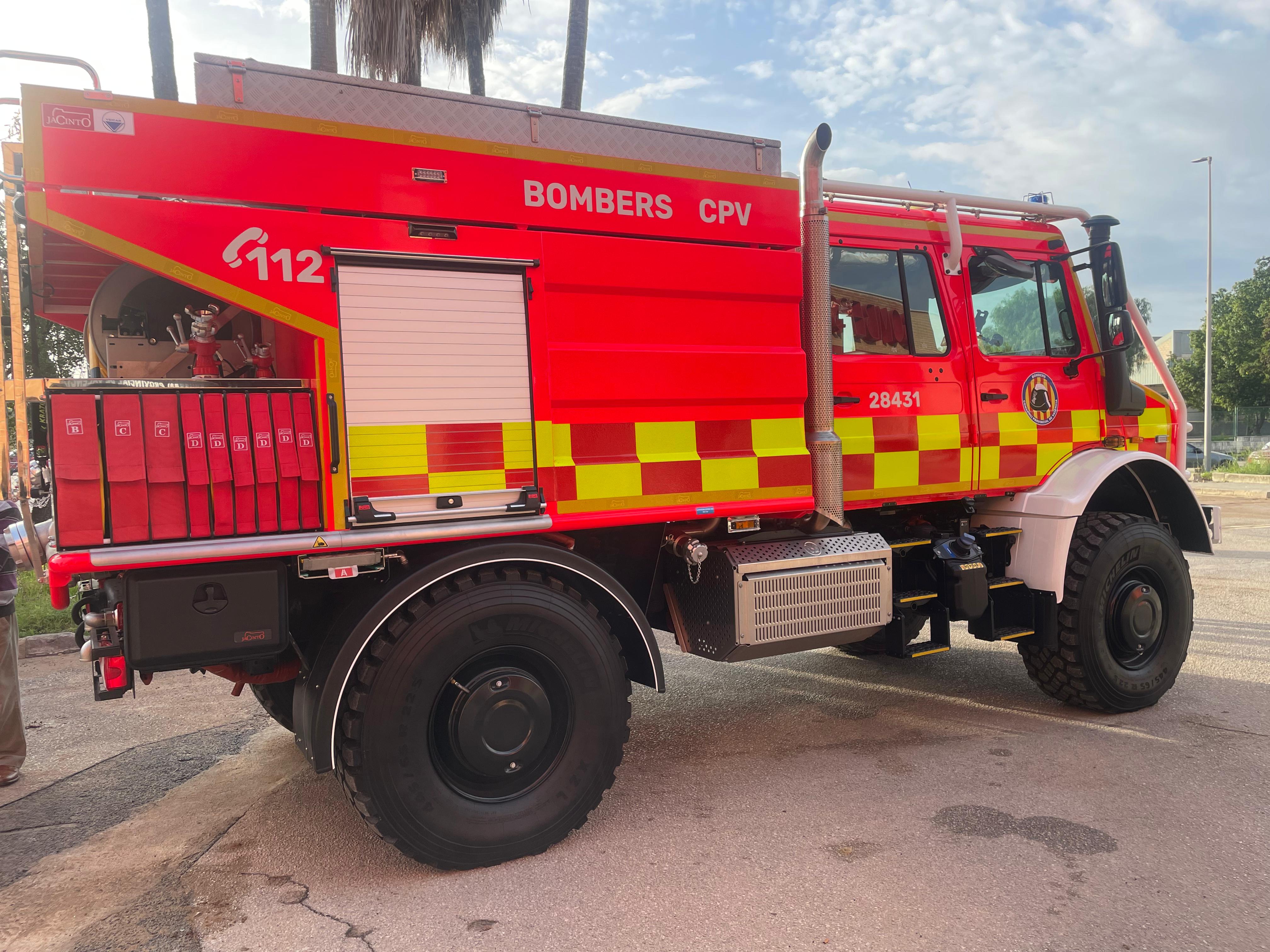 La Bomba Forestal Pesada (BFP) se utilizará de manera prioritaria para incendios en terreno forestal.