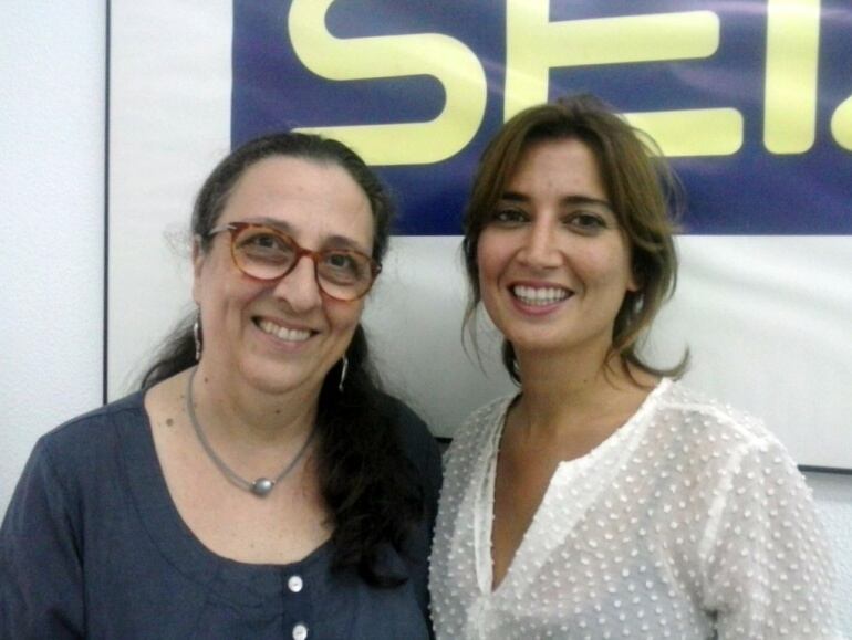Mavi Rico y Lía Martínez, integrantes de Cadmio, en el programa Vinalopó Hoy por Hoy