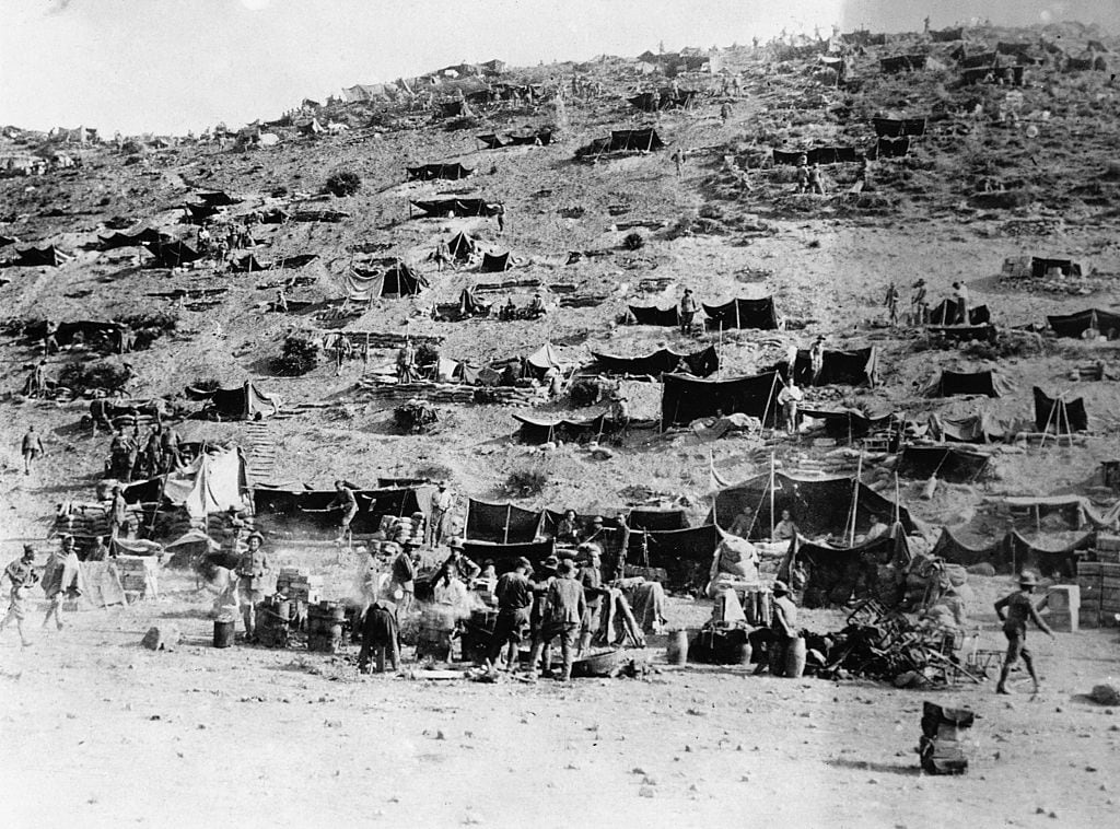 Tropas españolas durante la guerra de Marruecos