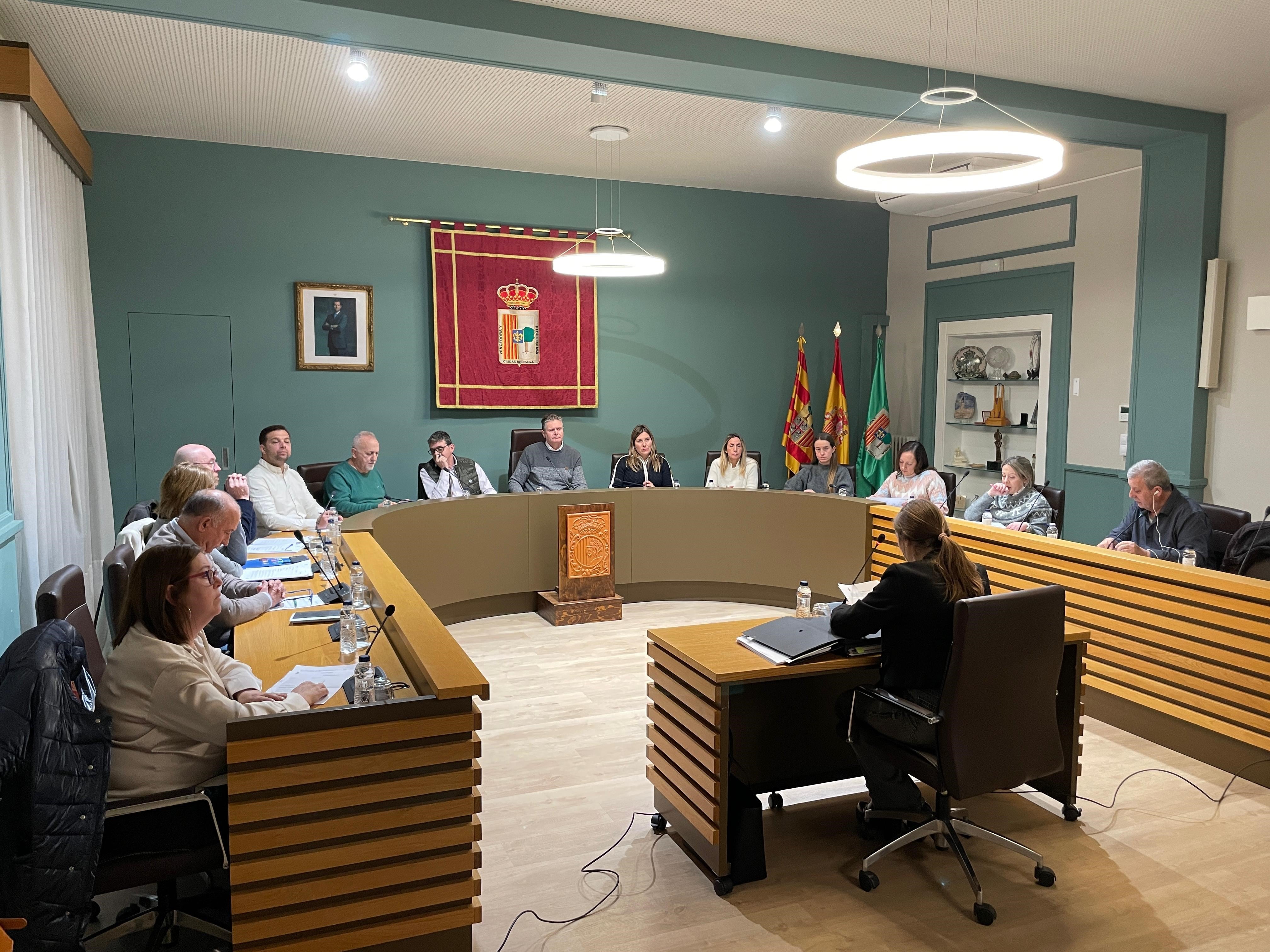 Pleno del Ayuntamiento de Fraga