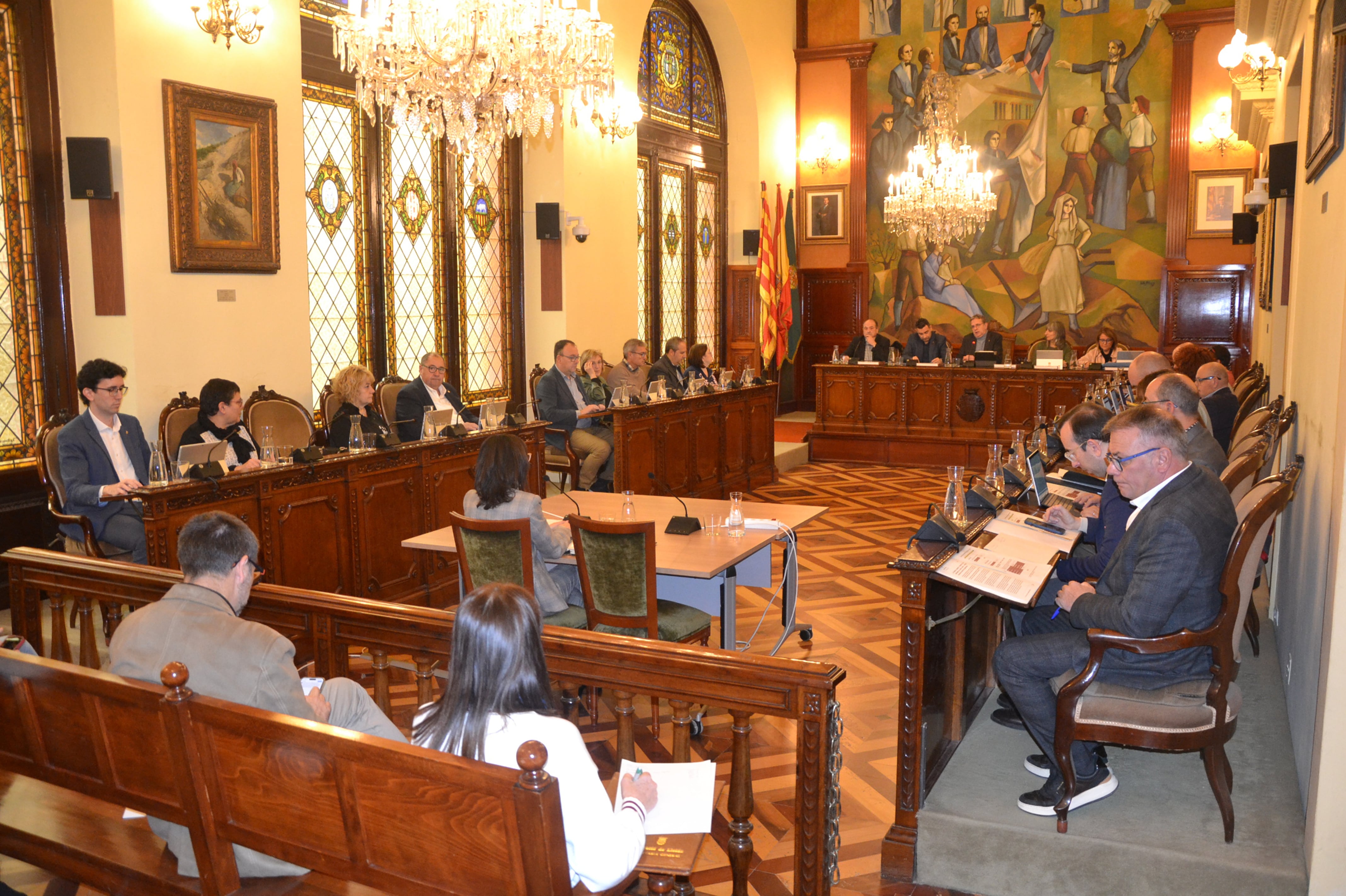 Un moment del ple de la Diputació de Lleida d&#039;aquest dimecres, 18 de desembre.