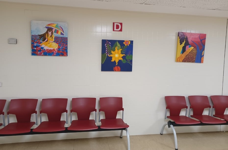 Sala de espera de Radiología del hospital Lluís Alcanyís