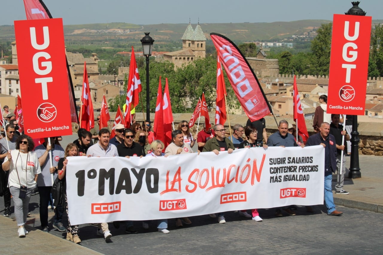 Manifestación regional del 1º de Mayo en Toledo
