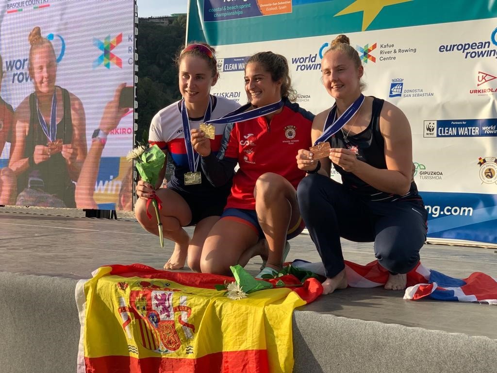 Los remeros del Club Mediterráneo infalibles en el Campeonato de Europa celebrado en San Sebastián