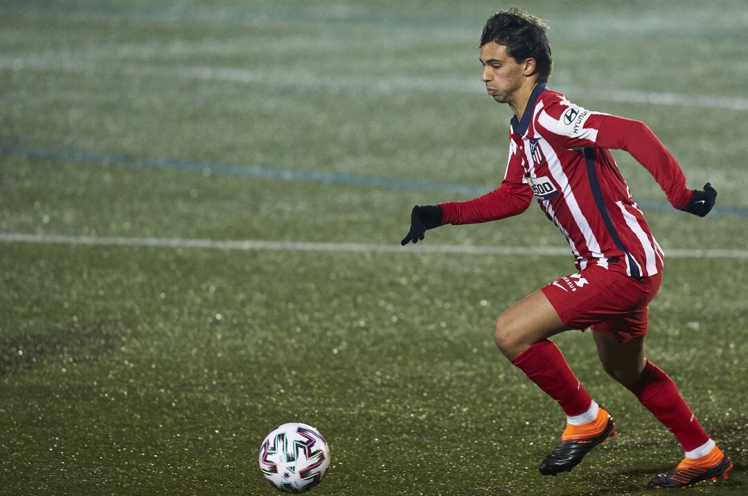 Joao, en acción con el Atlético