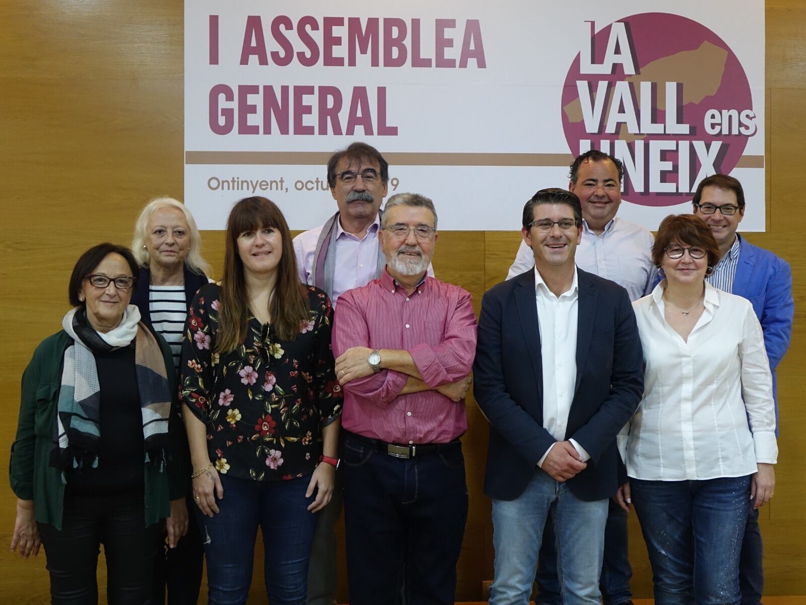 Imatge de la primera Assamblea de La Vall ens Uneix en 2019