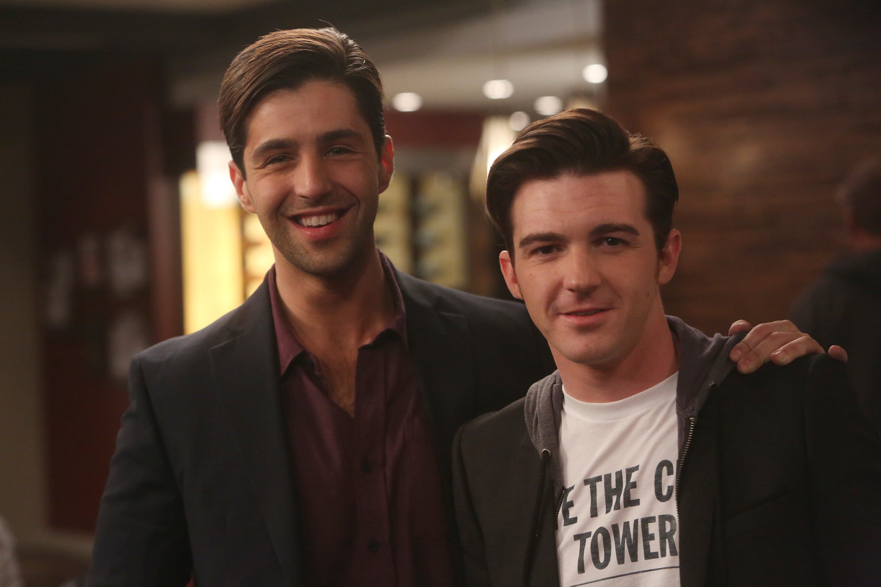 Drake Bell, derecha, junto al coprotagonista de &#039;Drake & Josh&#039;, Josh Peck