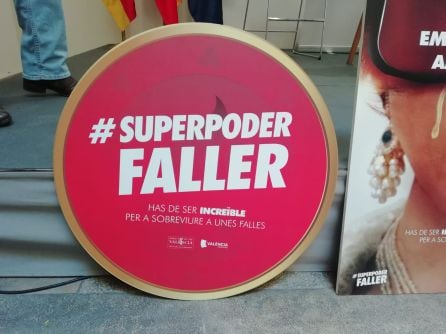 Cartel oficial de la campaña de Fallas 2020 de la Diputación de Valencia