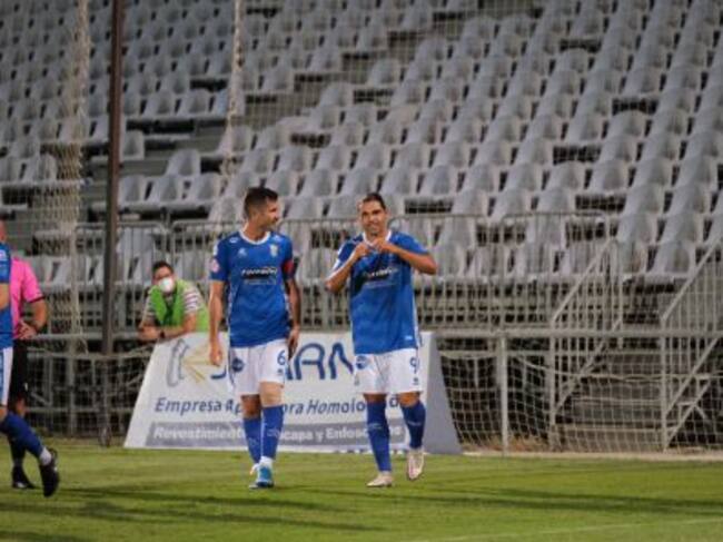 Rubén Jurado celebrando su gol