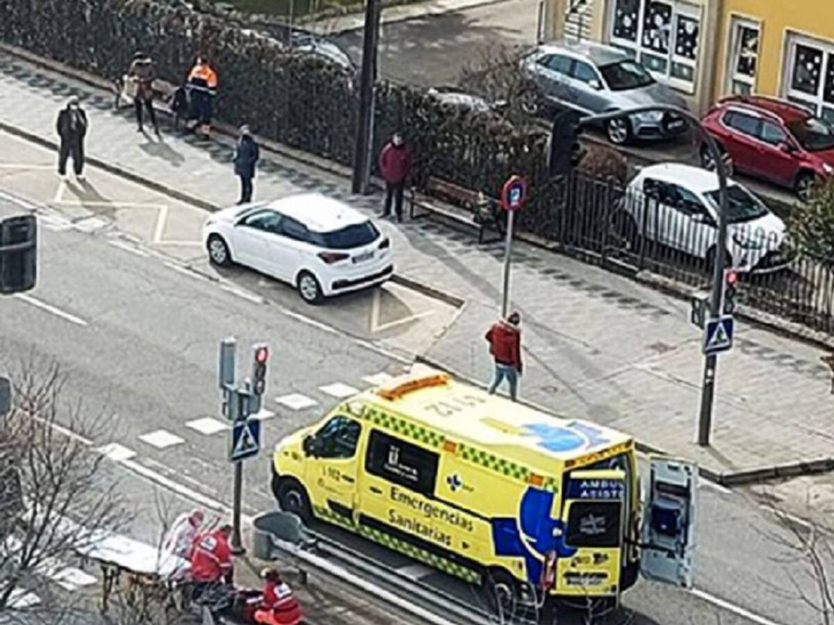 Herida una mujer tras ser atropellada en la avenida de Madrid de Palencia