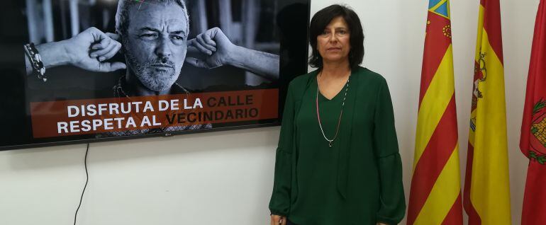 Pilar Calpena, edil de Medio Ambiente, presenta la campaña de ruido 