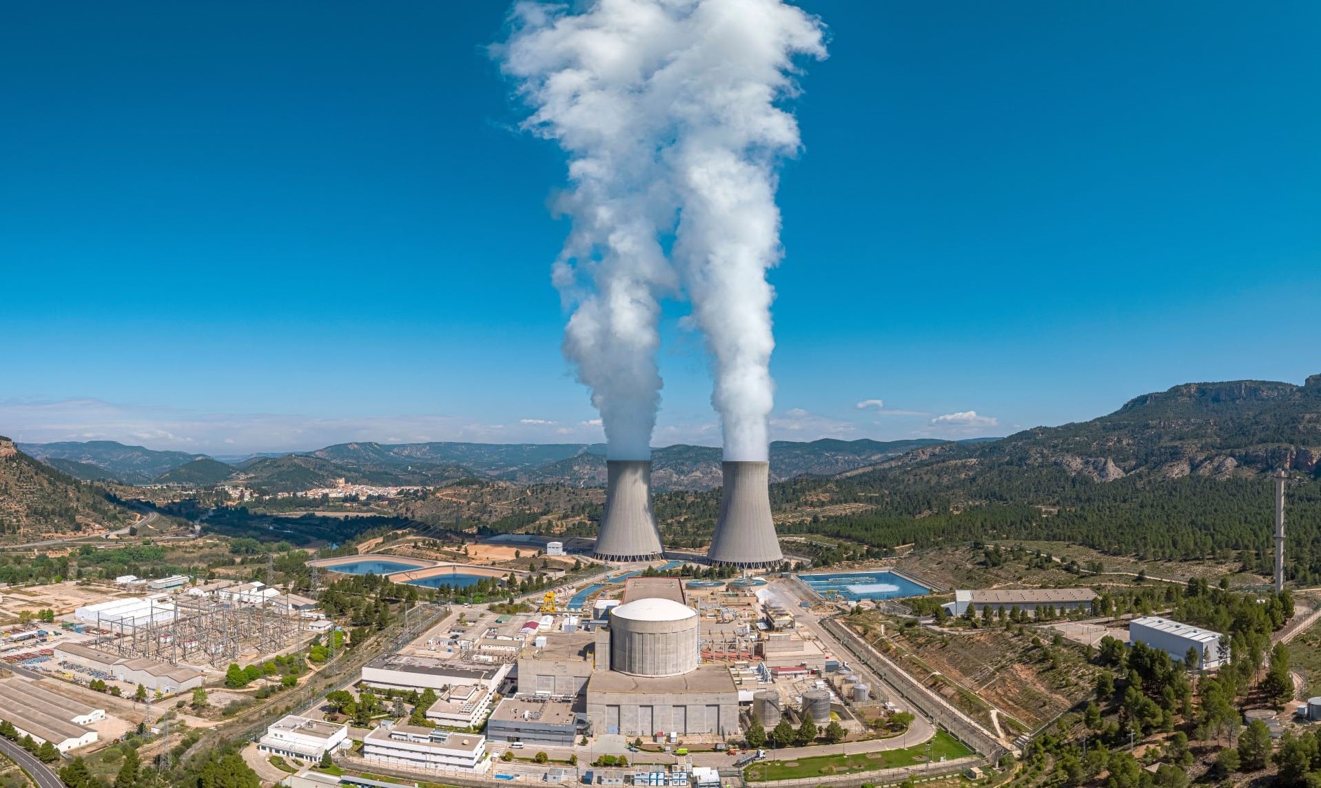 Foto Panorámica de la Central Nuclear de Cofrentes, 2023