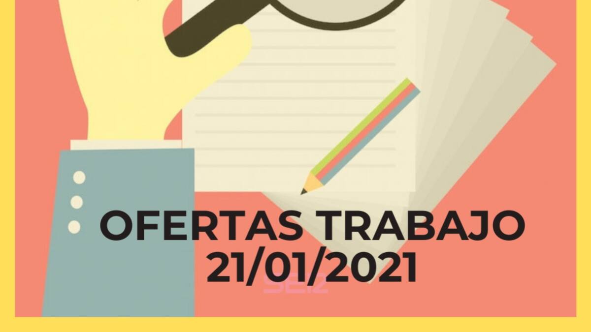 Ofertas de trabajo de Elda y comarca (30/12/2021)