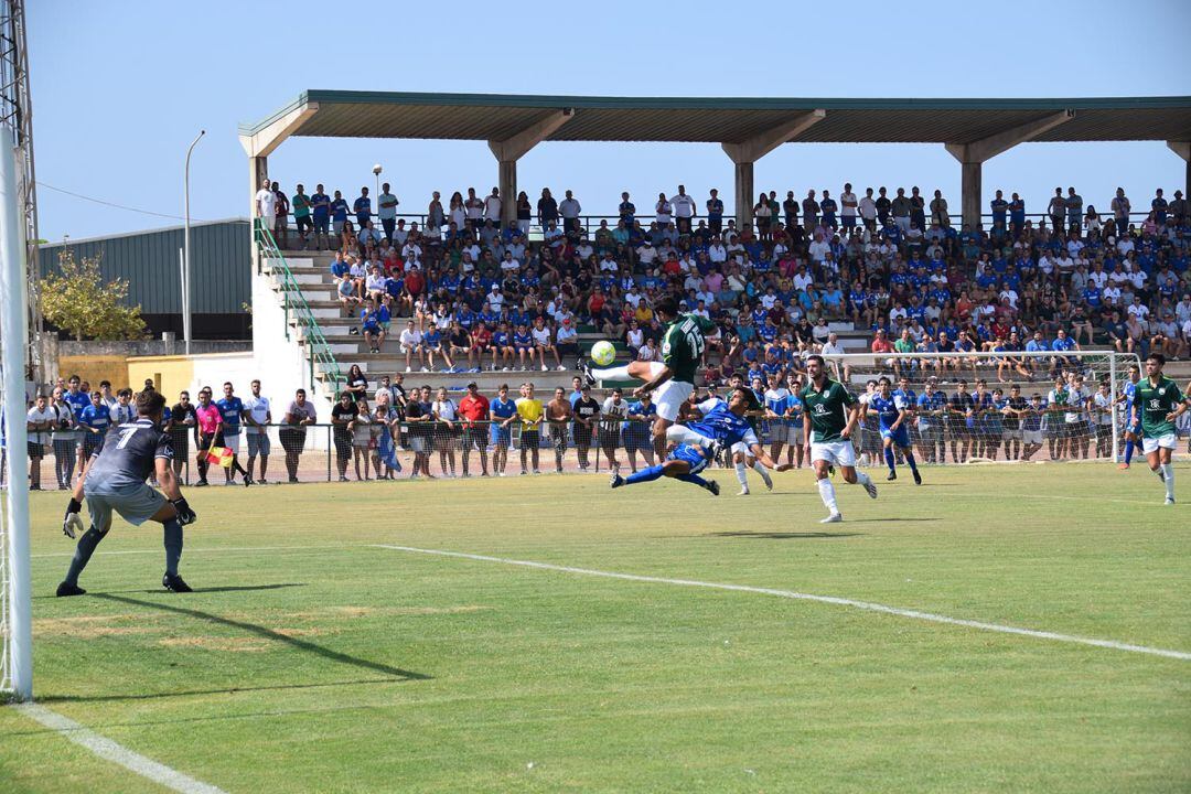 Imagen del partido disputado el domingo en Rota  