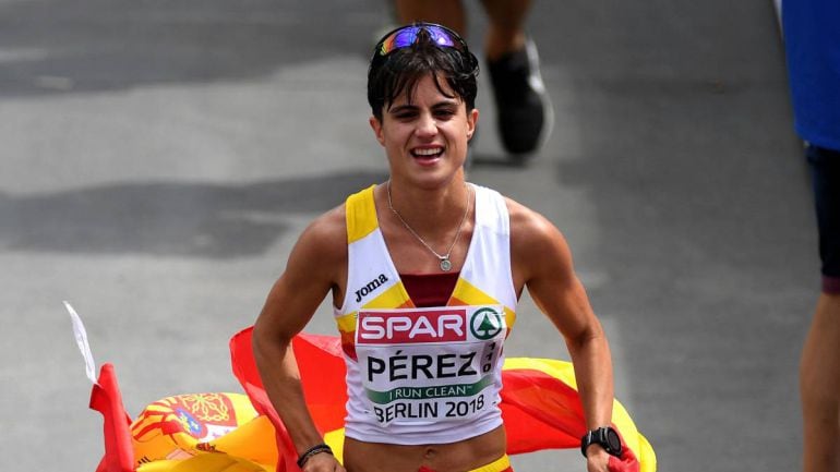 Foto de la campeona.