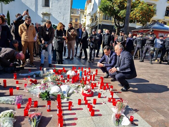 Moreno y Landaluce en la Plaza Alta