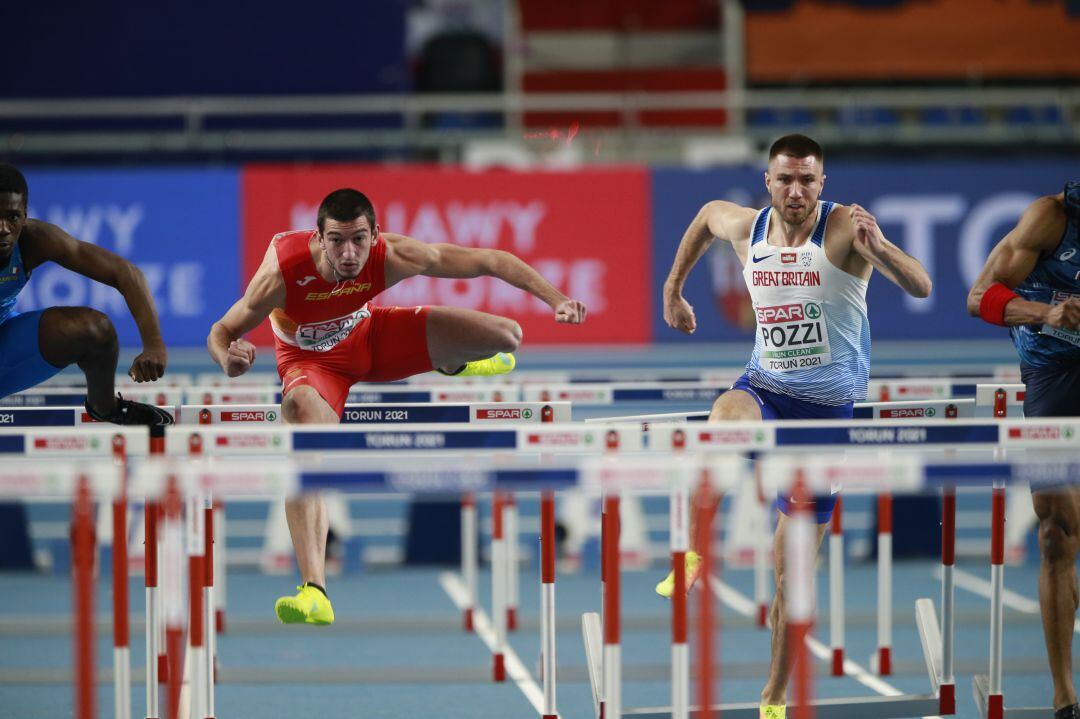 Quique Llopis en la semifinal de Torun