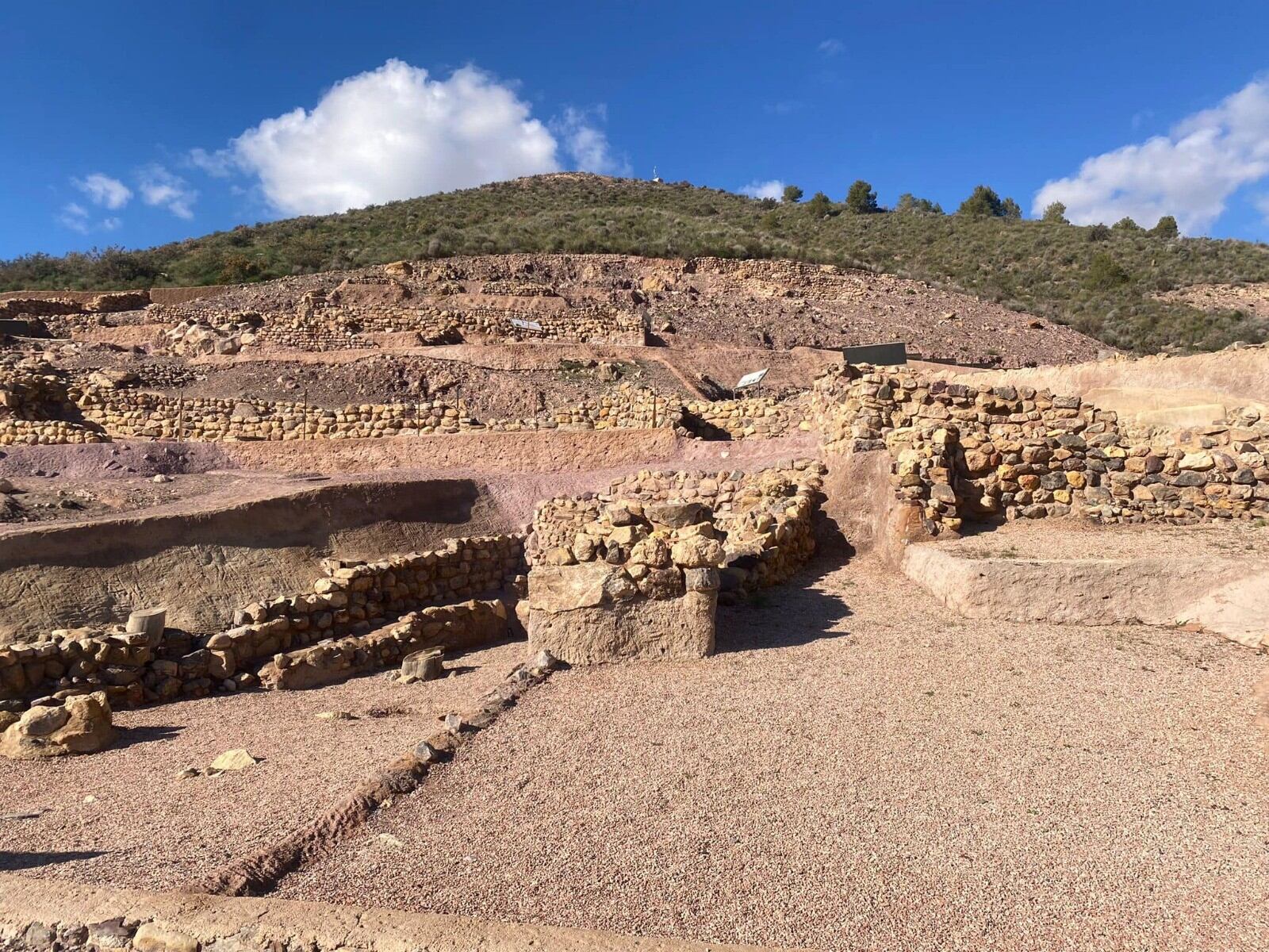 Yacimiento arqueológico de La Bastida, en el municipio de Totana
