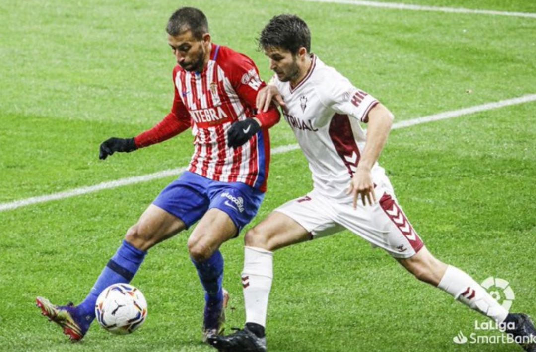 Partido entre Sporting y Albacete