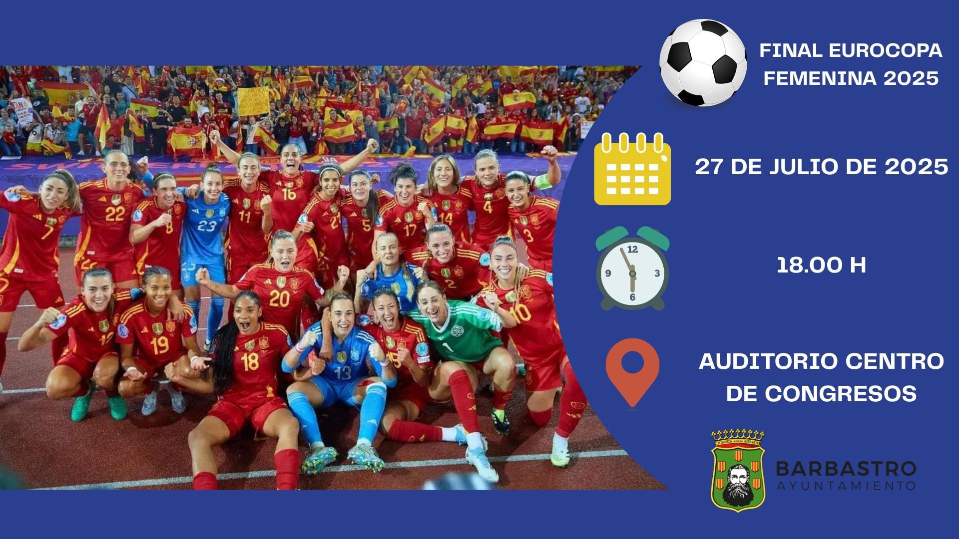 Barbastro con la Selección Española Femenina