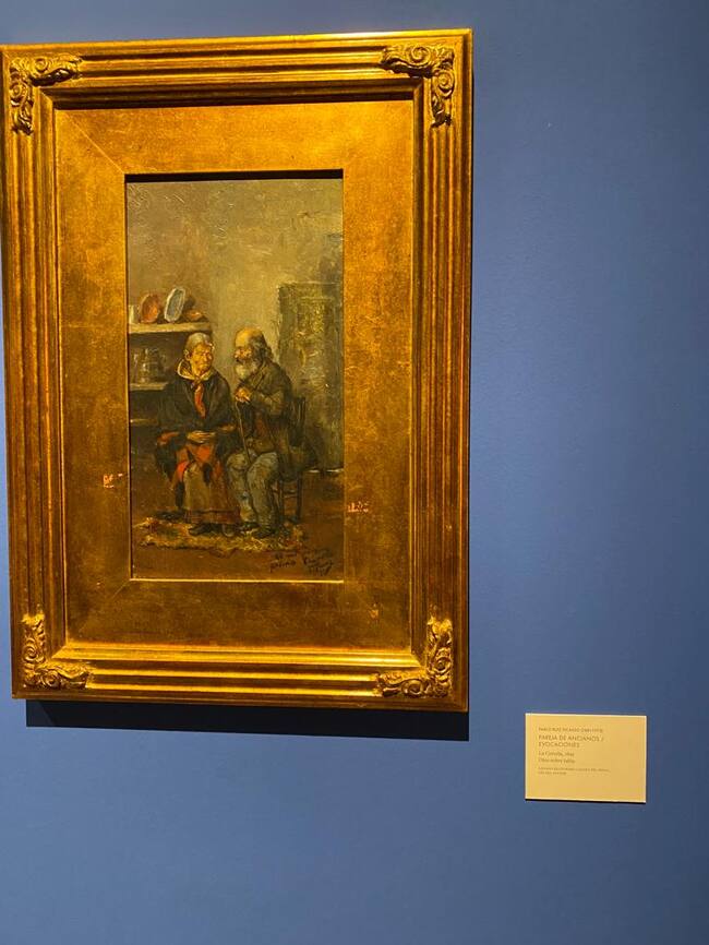 Pareja de ancianos de Pablo Picasso. Museo de Málaga