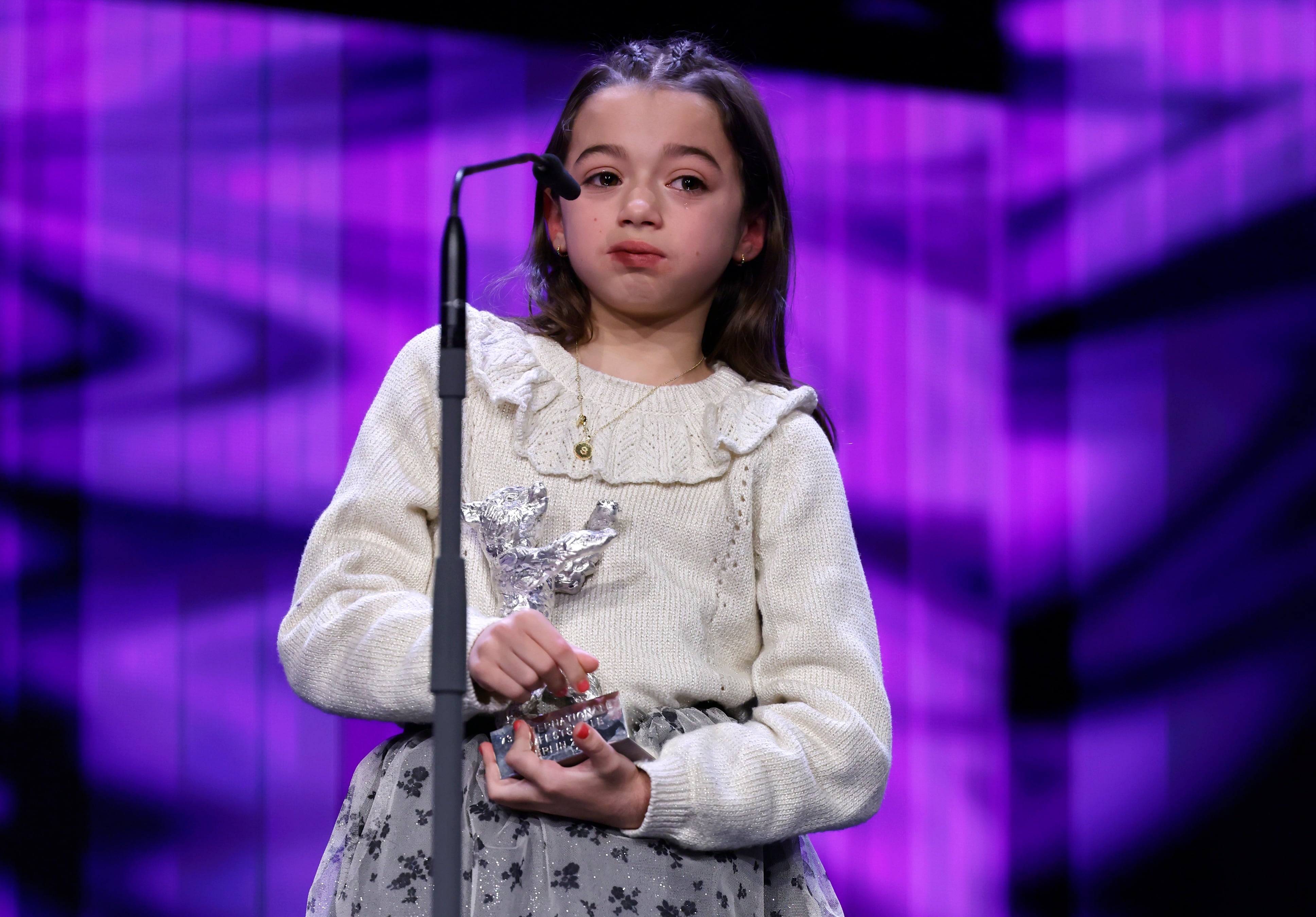 Sofia Otero recoge el Oso de Plata en la Berlinale