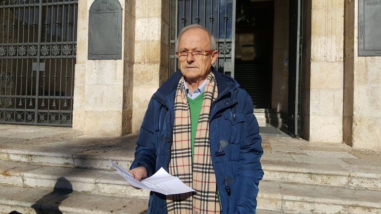 Pedro González, vicepresidente de la asociación de vecinos de Pan y Guindas