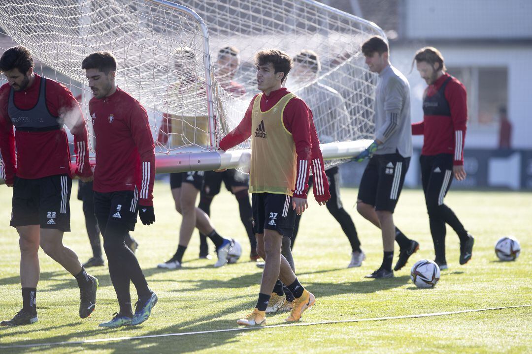 Sesión previa en Tajonar antes de viajar en el día a Almería para jugarse el pase a los cuartos 