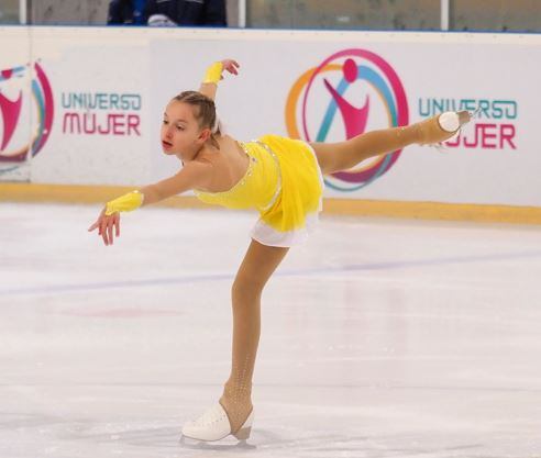 Carolina Ramón, patinadora del CH Jaca