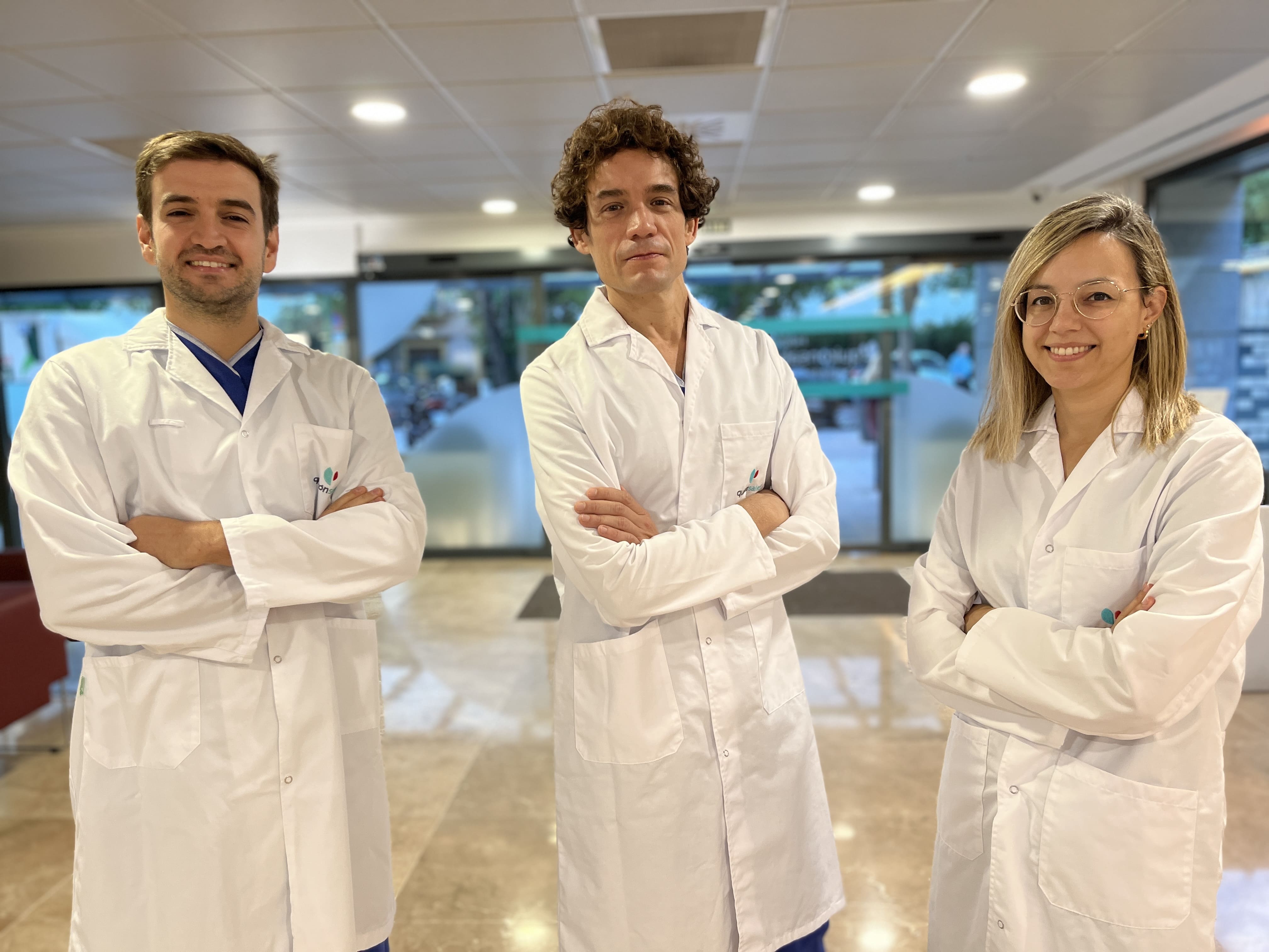 Los dermatologos de Quironsalud Luis Ortega, Tomas Toledo y Anna Bota