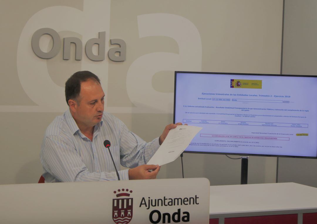 El concejal de Hacienda y Empleo, Salvador Aguilella. 