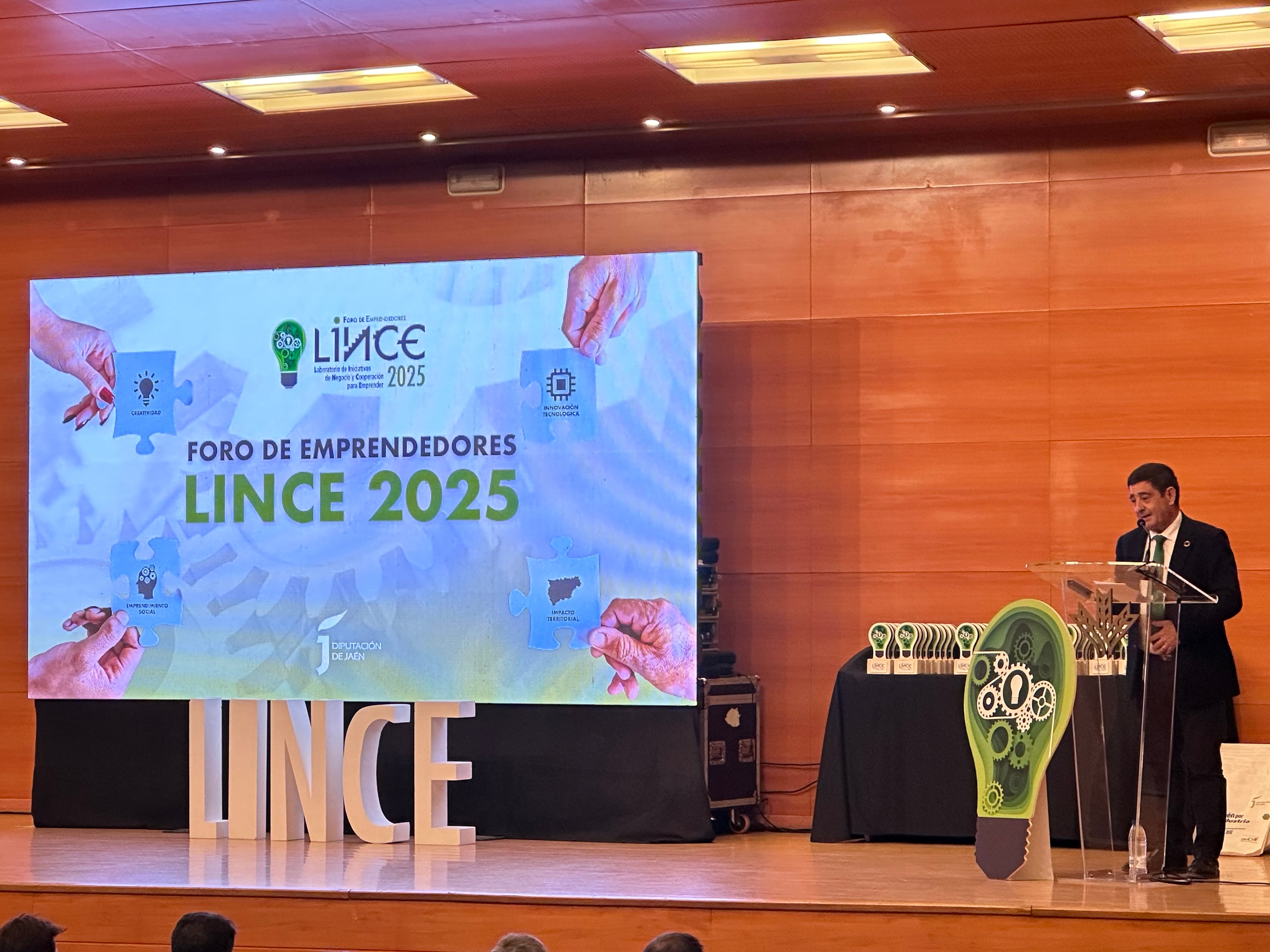 La Diputación de Jaén inaugura el ‘Foro LINCE 2025’ con el foco puesto en el talento emprendedor de la provincia