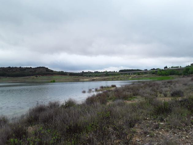 Embalse de Entrepeñas en abril de 2020