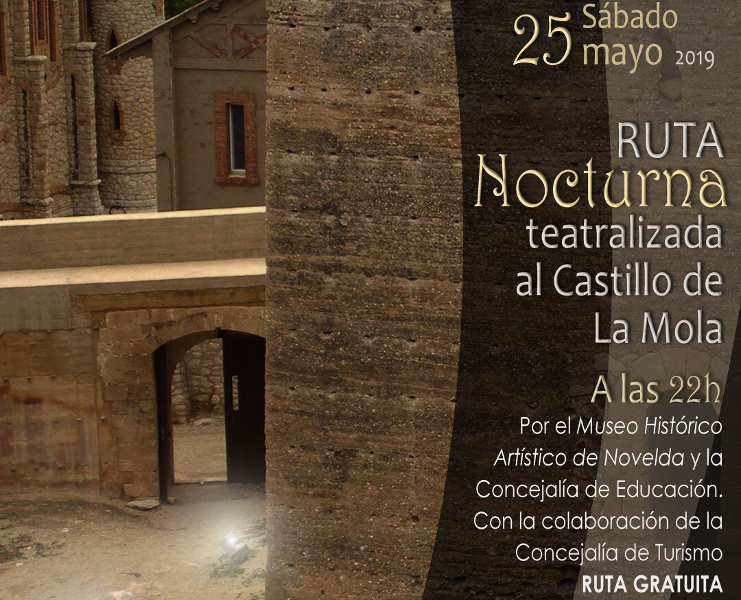 Cartel ruta nocturna