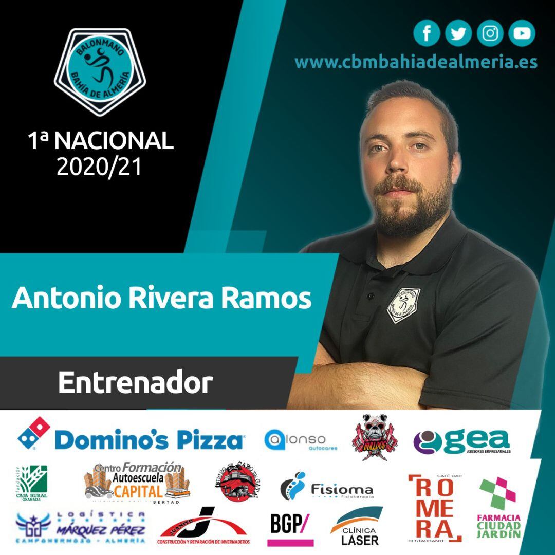 Antonio Rivera seguirá liderando al Bahía de Almería.